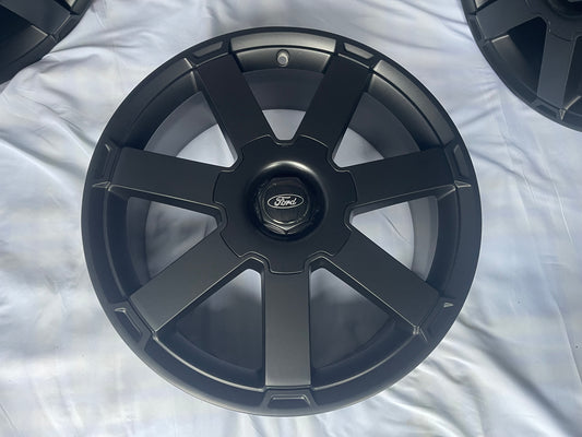 4x 18” Matt Black Ford Alloy Wheels 5 Stud Transit Connect