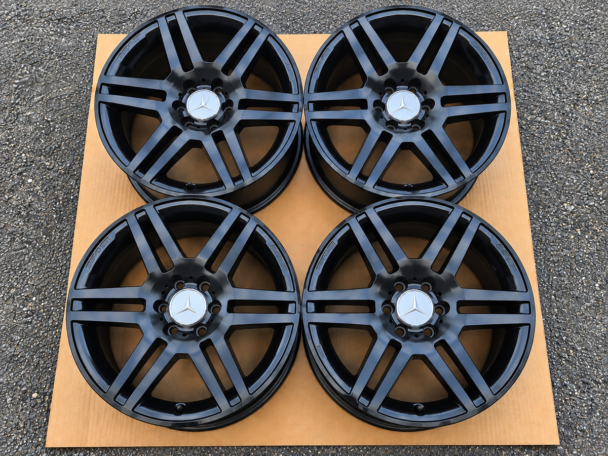 Genuine Mercedes-Benz AMG W204 17” Staggered Alloy Wheels – Set of 4