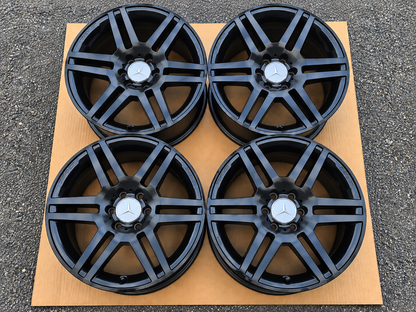 Genuine Mercedes-Benz AMG W204 17” Staggered Alloy Wheels – Set of 4
