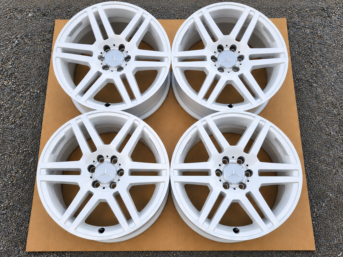 Genuine Mercedes-Benz AMG W204 17” Staggered Alloy Wheels – Set of 4