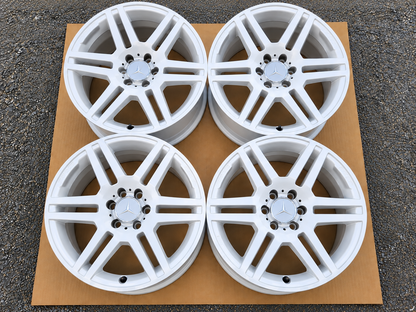 Genuine Mercedes-Benz AMG W204 17” Staggered Alloy Wheels – Set of 4