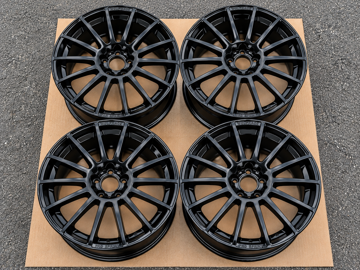 Wolfrace Pro Sprint 17” Alloy Wheels – Set of 4 – 4x108