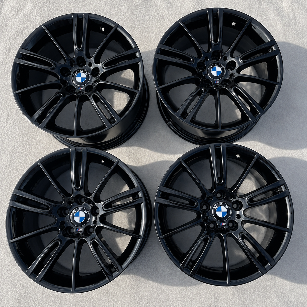 Genuine BMW 18” MV3 / Style 193M Staggered Alloy Wheels – Set of 4