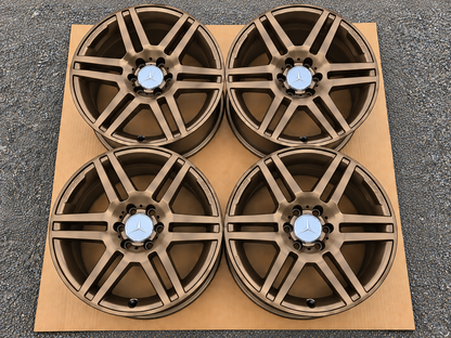 Genuine Mercedes-Benz AMG W204 17” Staggered Alloy Wheels – Set of 4