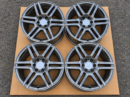 Genuine Mercedes-Benz AMG W204 17” Staggered Alloy Wheels – Set of 4