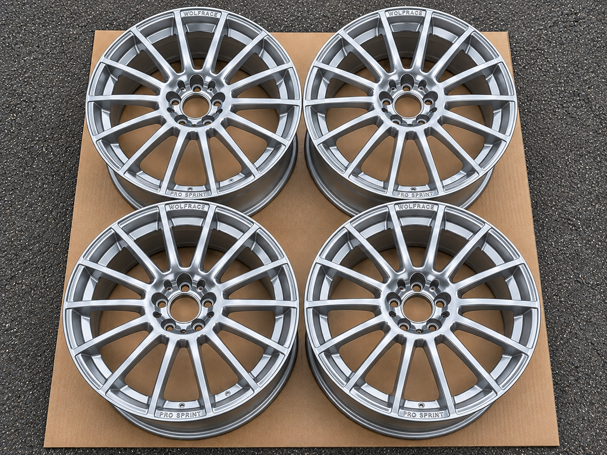 Wolfrace Pro Sprint 17” Alloy Wheels – Set of 4 – 4x108