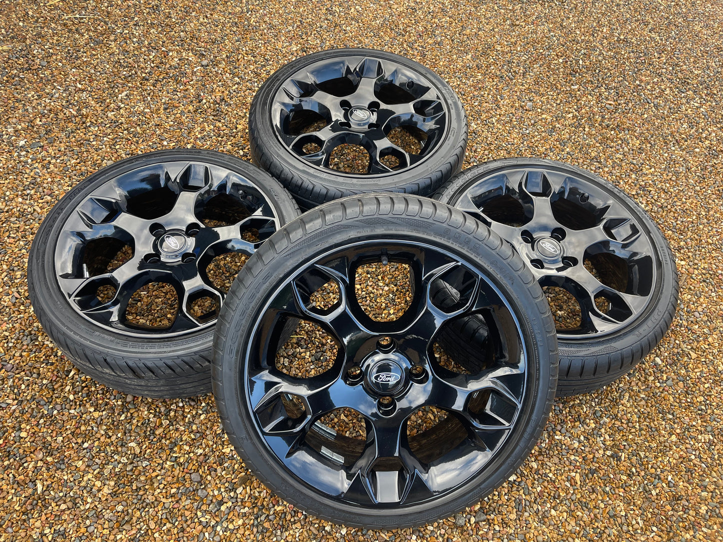 4x 17” Ford Fiesta Snowflakes Alloy Wheel Fully Refurbished 4X108