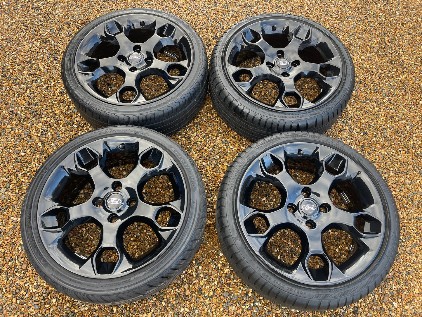 4x 17” Ford Fiesta Snowflakes Alloy Wheel Fully Refurbished 4X108