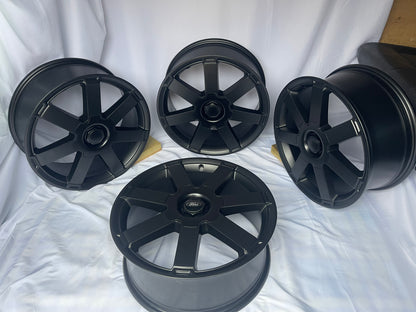 4x 18” Matt Black Ford Alloy Wheels 5 Stud Transit Connect