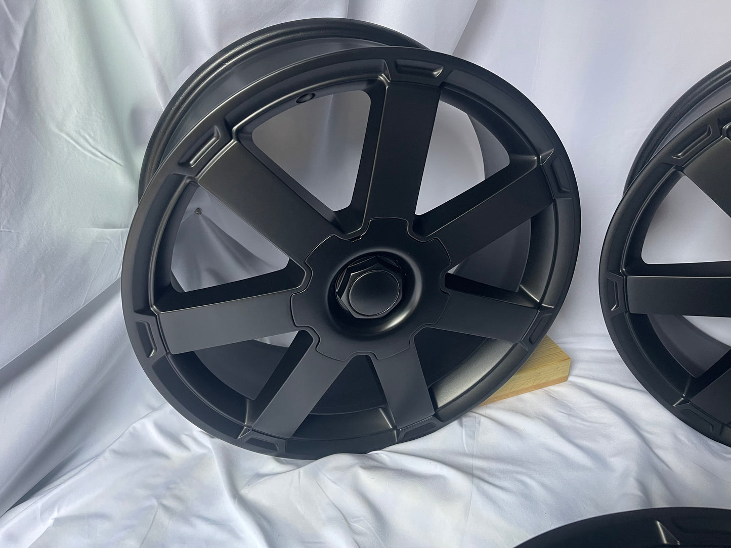 4x 18” Matt Black Ford Alloy Wheels 5 Stud Transit Connect