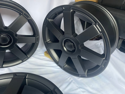 4x 18” Matt Black Ford Alloy Wheels 5 Stud Transit Connect